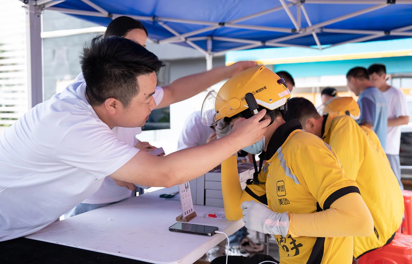 Improving Safety for Urban Delivery Riders Through Hands-Free Communication