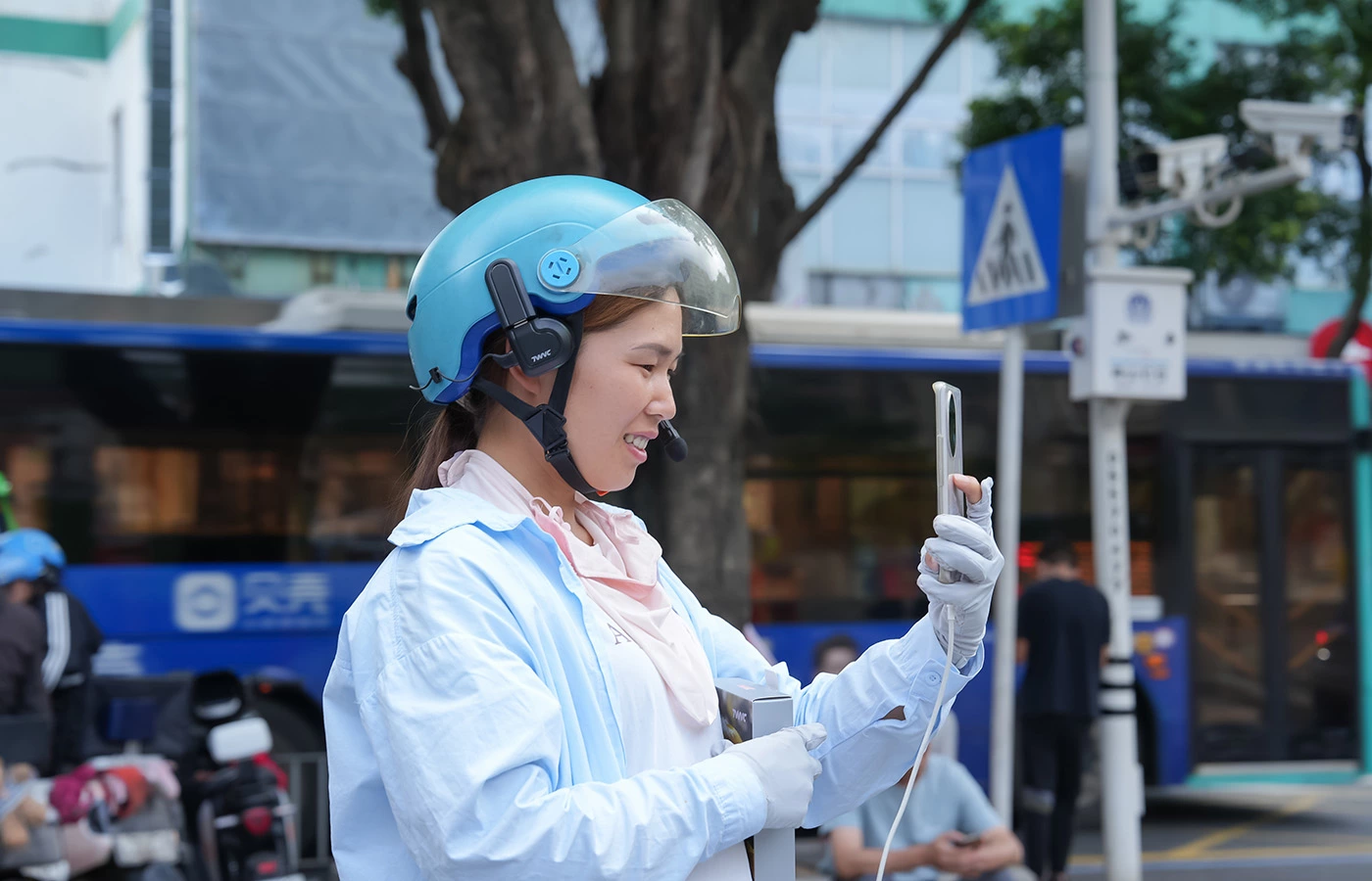 A rider is experiencing twvc product